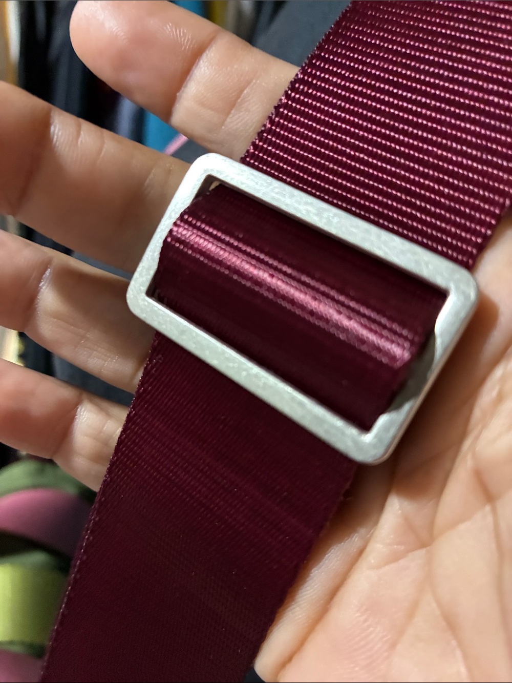 Colorblock Recycled Tech Mini Bag - Picture 9 of 11